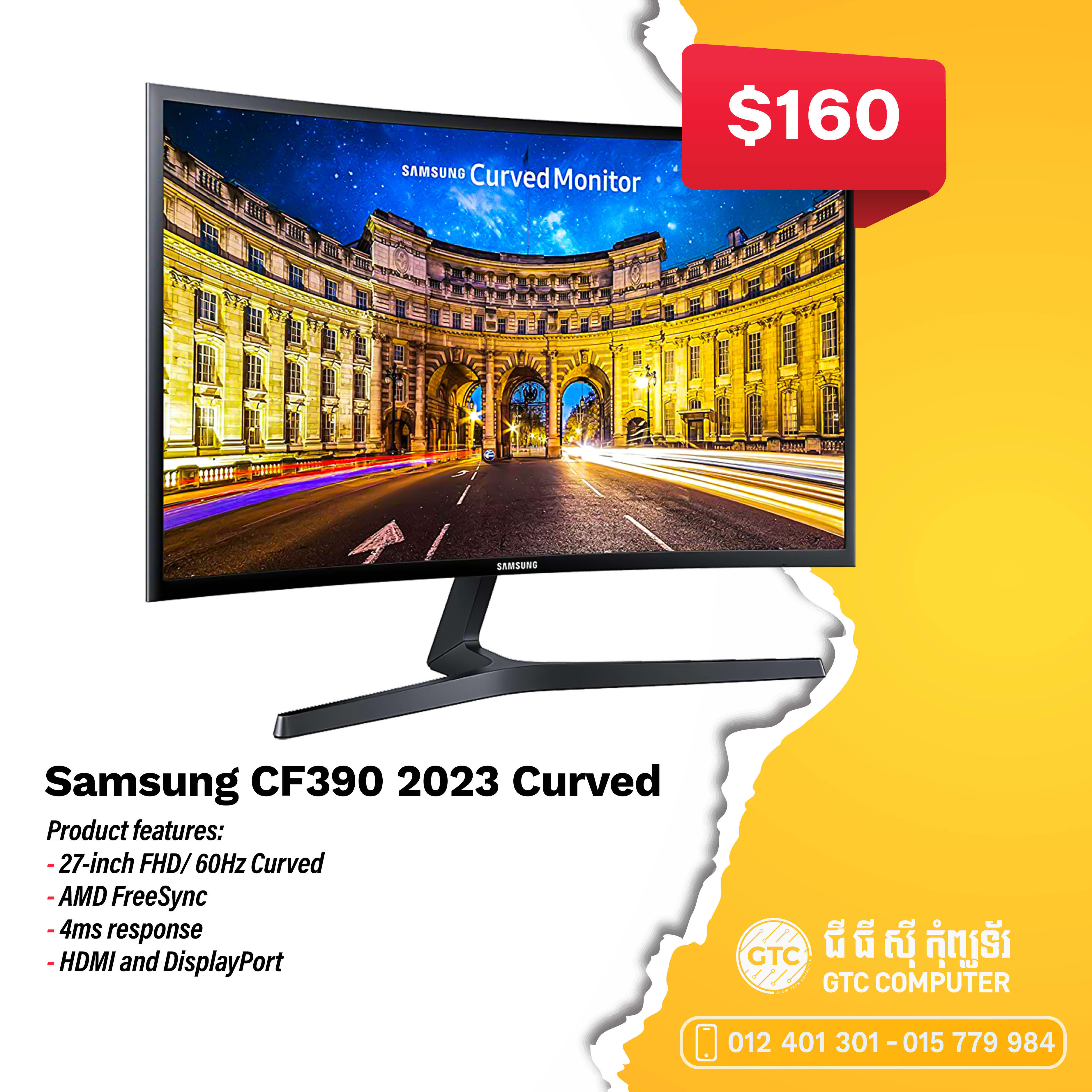 Samsung CF390 27-inch 2023 Curve Gaming