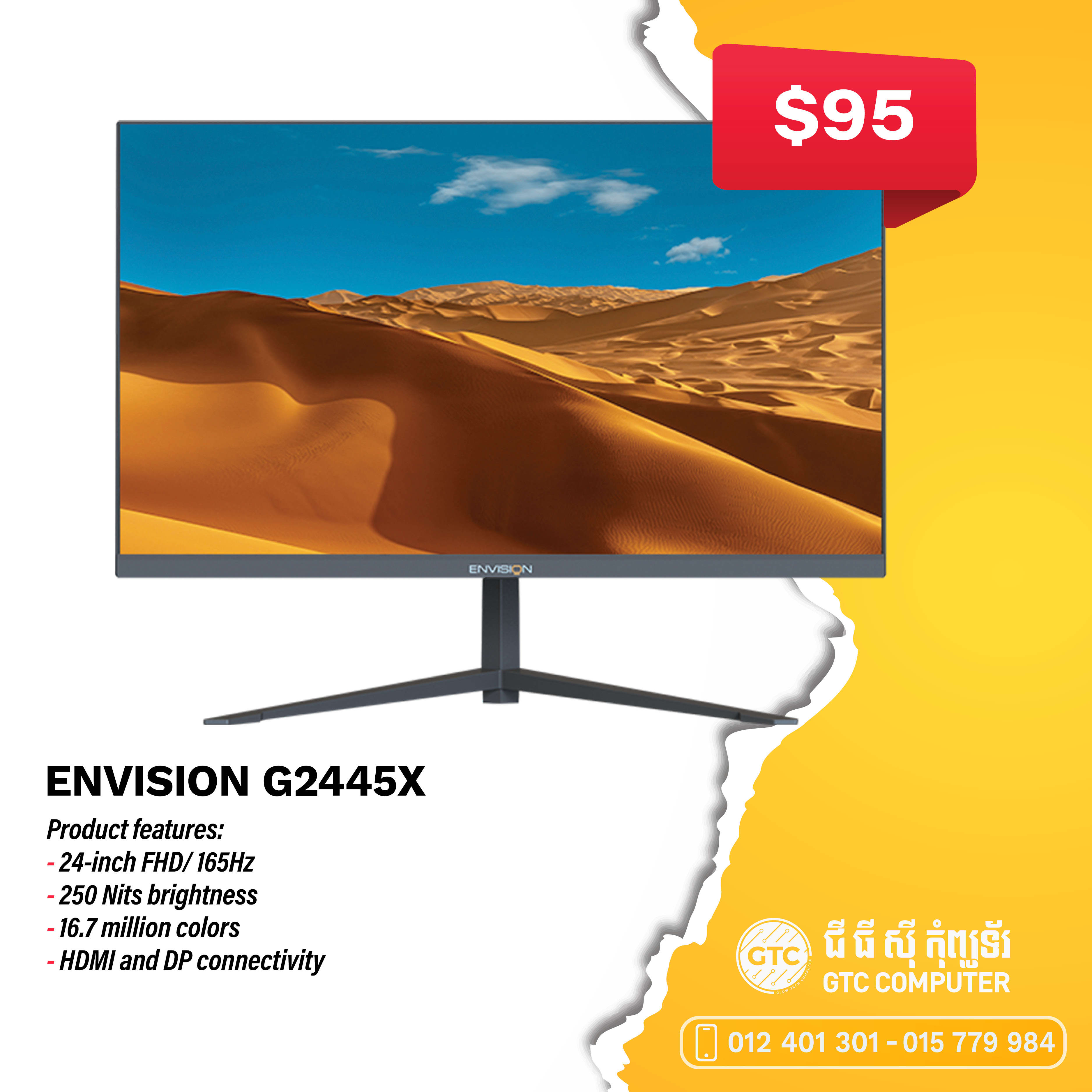 ENVISION G2445X 24inch FHD 165Hz