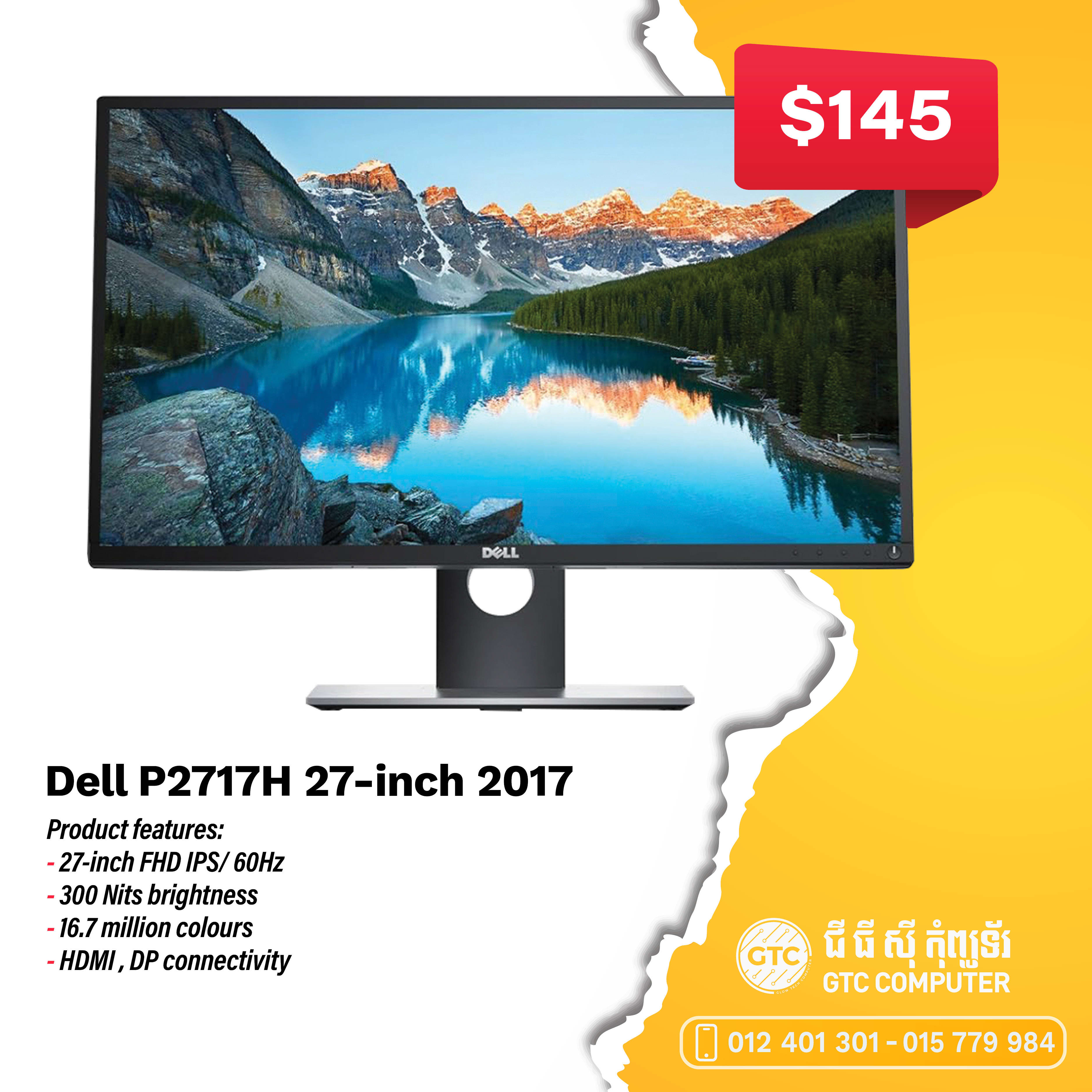 Dell P2717H 27-inch 2017