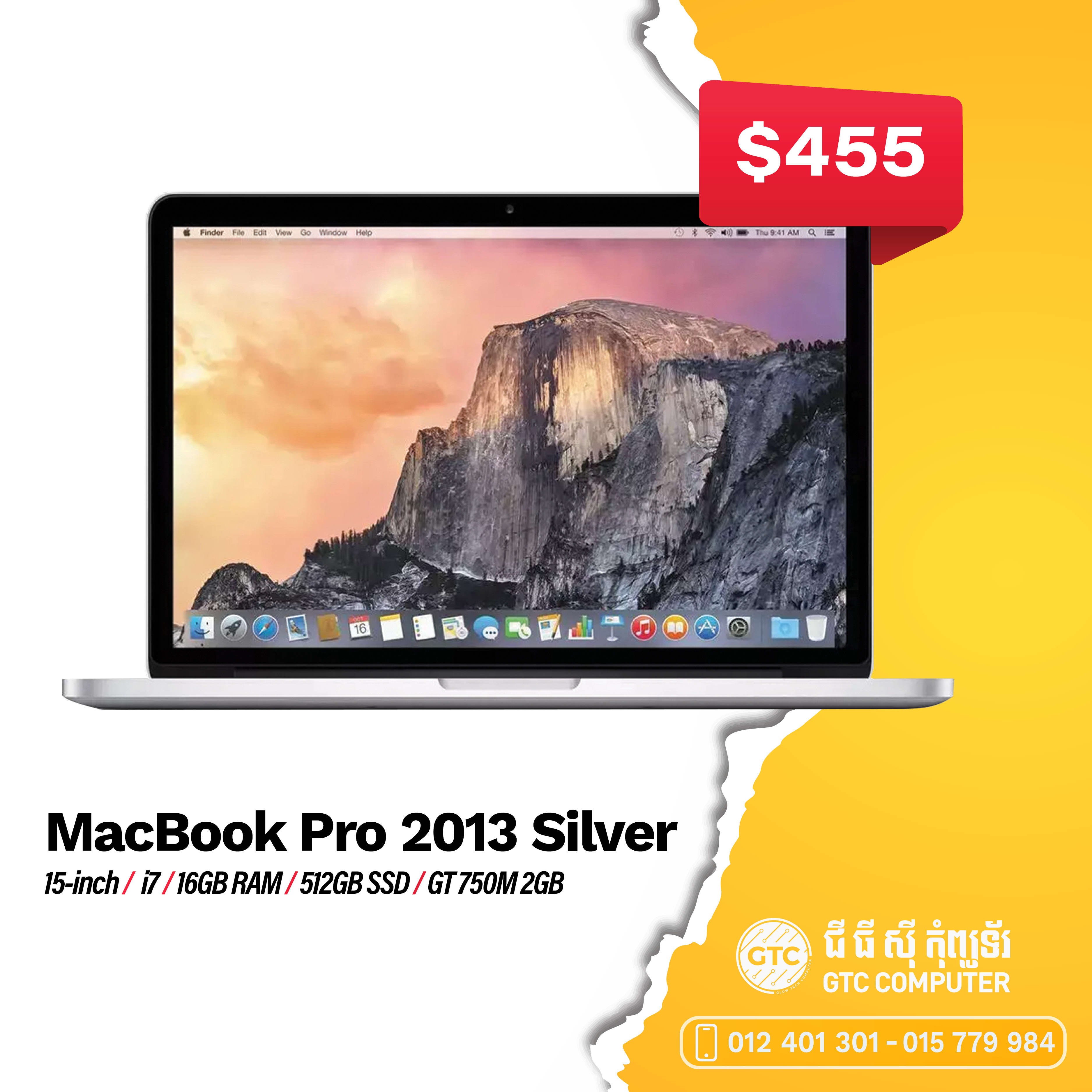 MacBook Pro 2013 Silver