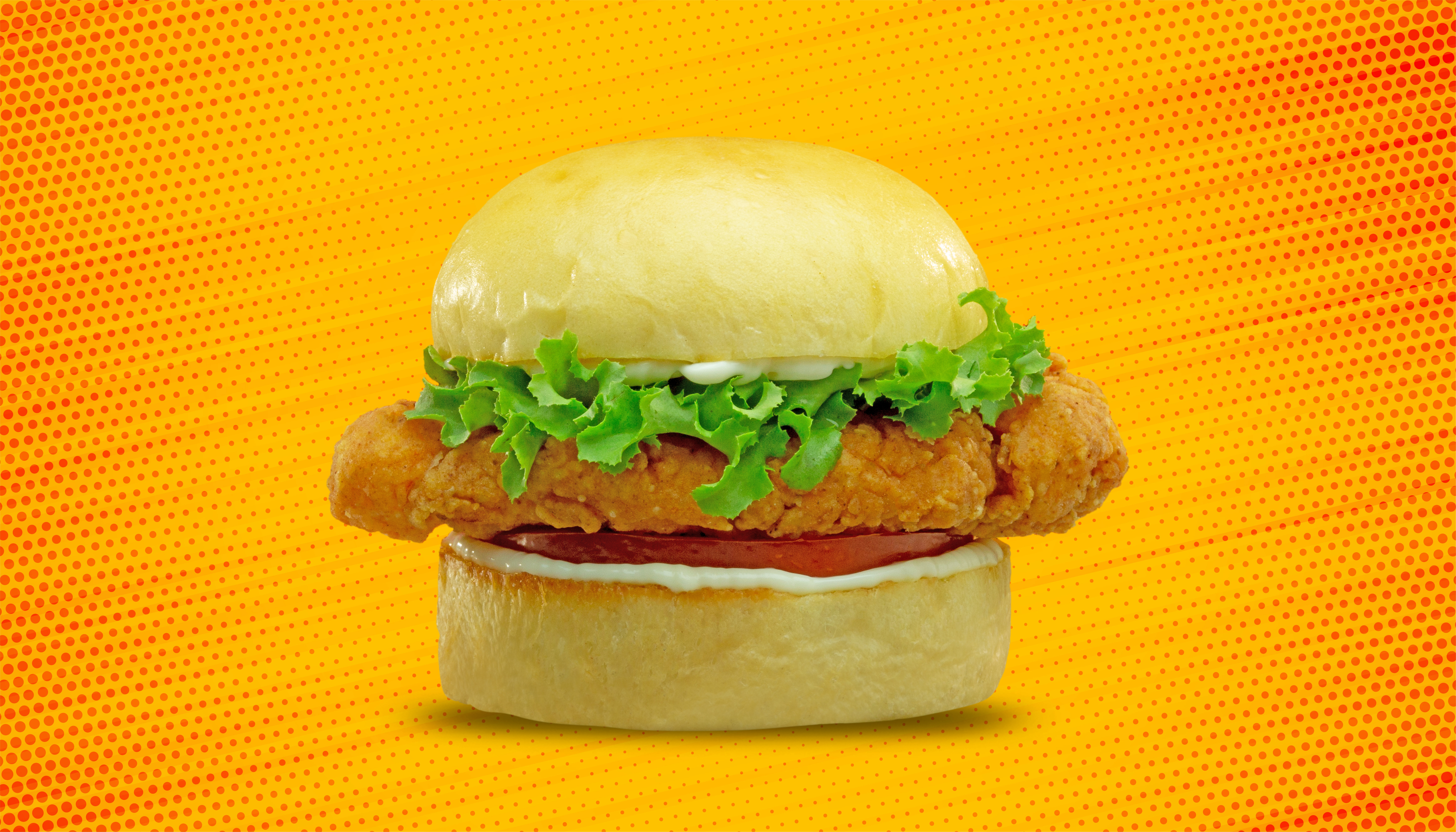 Chicken crispy burger